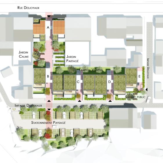 Site DESJOYAUX - Construction de 27 logements intermédiaires 