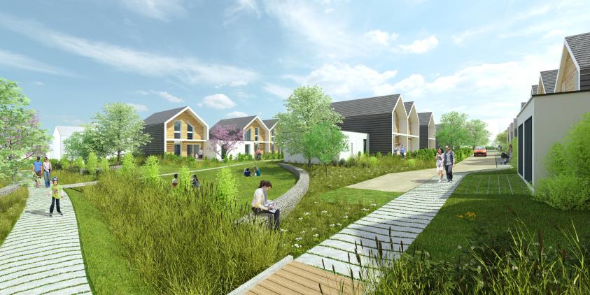 Champforgeuil - Construction de 20 logements BBC ossature bois