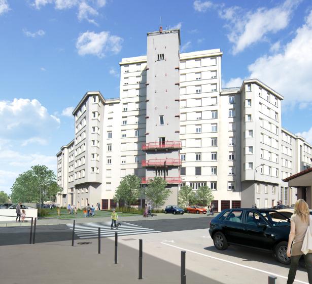Caserne Chavanelle - Réhabilitation de logements, Résidence étudiante 
