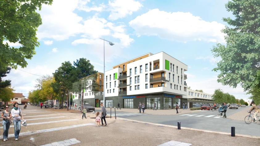 Terraillon Tranche 3 - Construction de 33 logements, commerces et bureaux