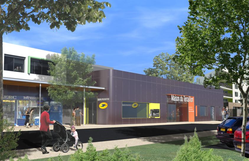 Teraillon Tranche 3 - Réhabilitation HQE d’un centre commercial