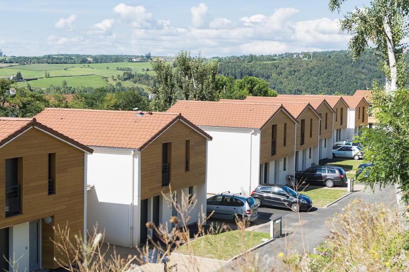 Lotissement les Marronniers - Construction de 24 maisons locatives - Photo Balao