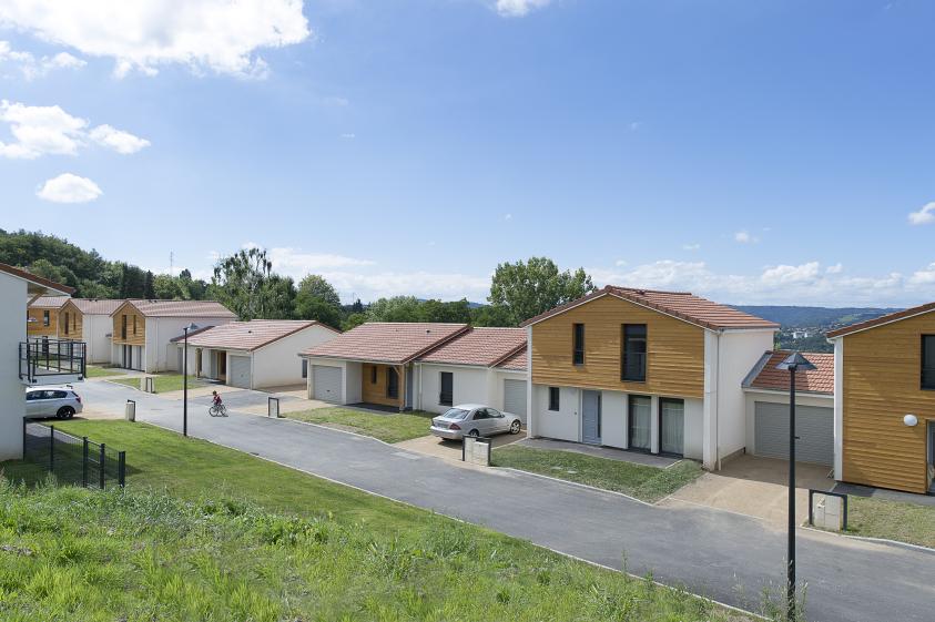 Lotissement les Marronniers - Construction de 24 maisons locatives - Photo Balao