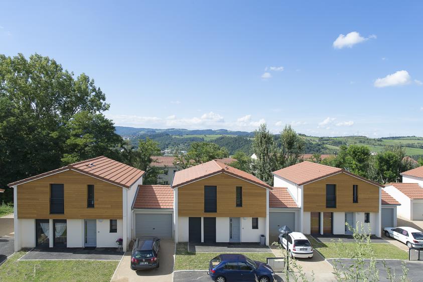 Lotissement les Marronniers - Construction de 24 maisons locatives - Photo Balao