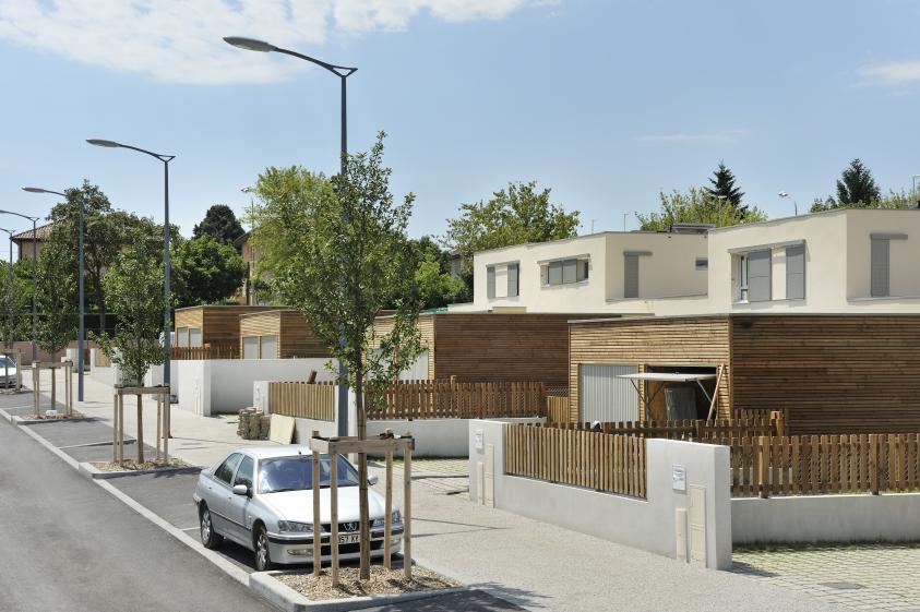 Cité Jardin - Le Monery - Composition et réalisation de 2 îlots résidentiels à c