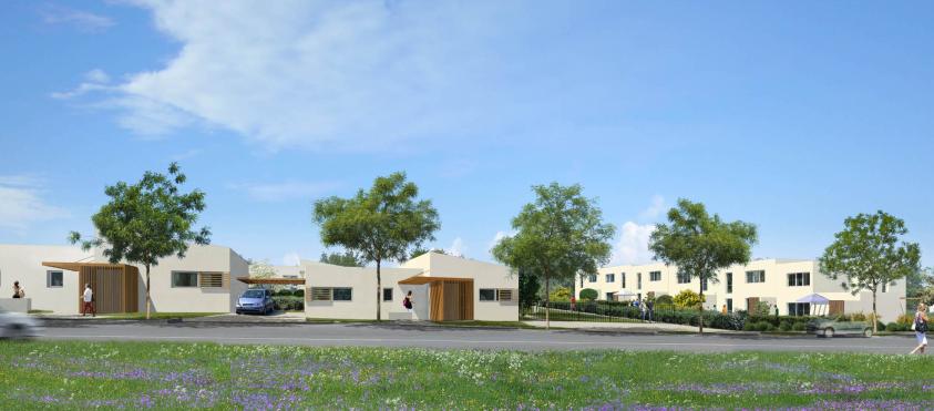 Cité Jardin - Le Monery - Composition et réalisation de 2 îlots résidentiels à c