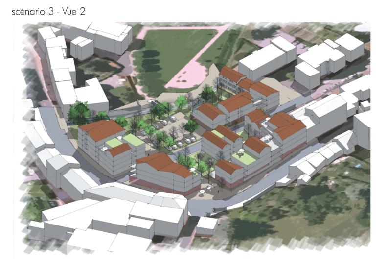 Secteur Mairie de la Fouillouse - Etude de composition et de programmation urbai