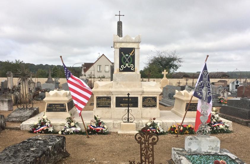 Après travaux : monument funéraire du Maréchal de Rochambeau (12/09/2017)