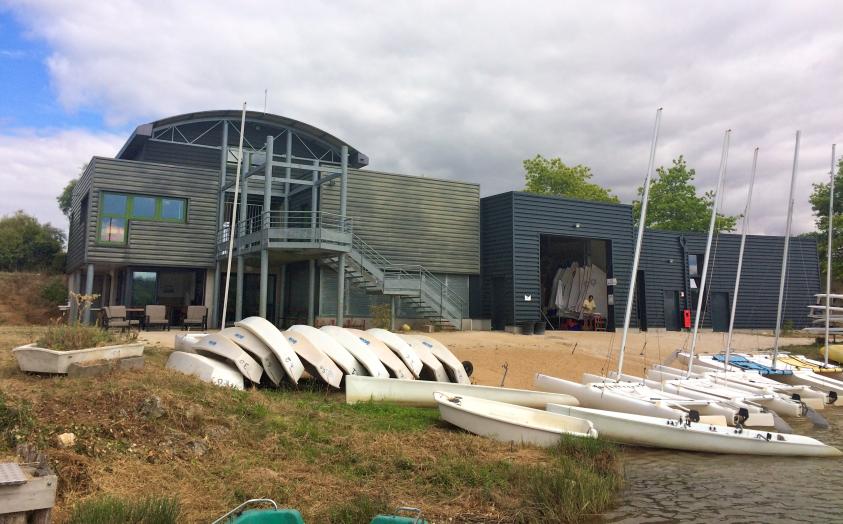 Extension base nautique - façade Ouest (18/08/2016)