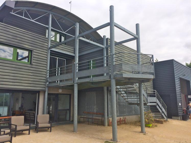 Extension base nautique - façade Ouest (18/08/2016)