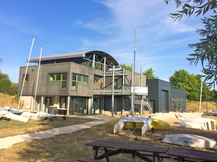 Extension base nautique - façades Nord & Ouest (29/06/2015)