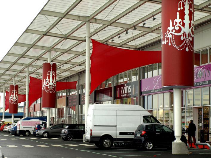 Pavillon de la Gastronomie - Auvent d'entrée