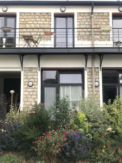 Détail façade sur cour