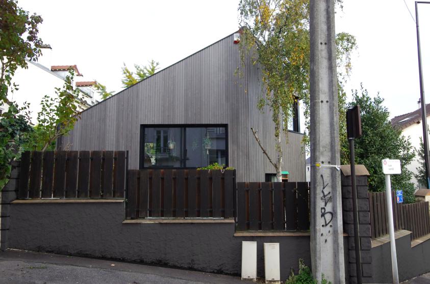 facade sud est, sur voie pietonne