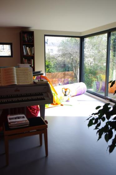 le bureau et le clavecin
