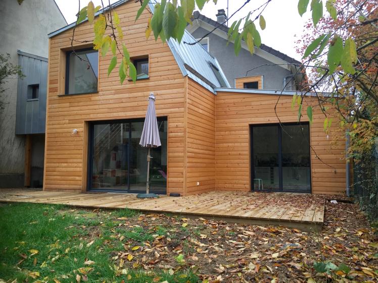 Facade jardin et terrasse