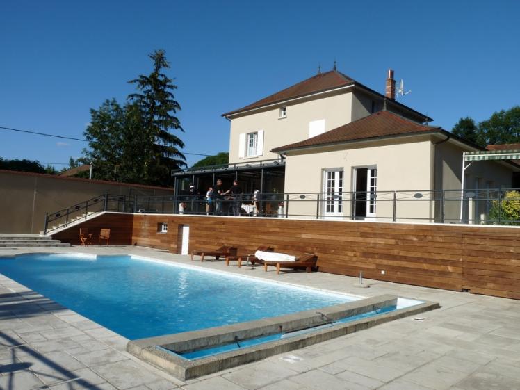 Rénovation d'une maison bourgeoise et construction d'une cuisine d'été