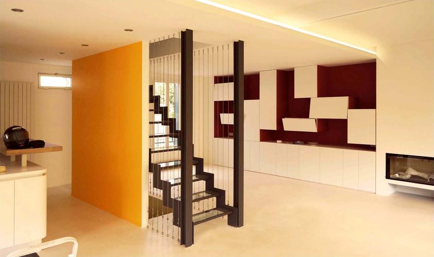 Bibliothèque design tetris