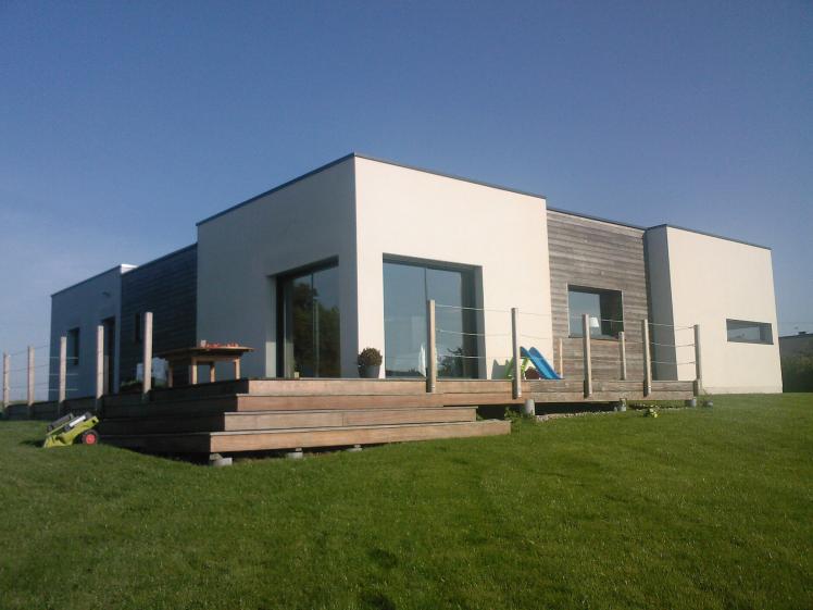 Maison bioclimatique / plandarchi