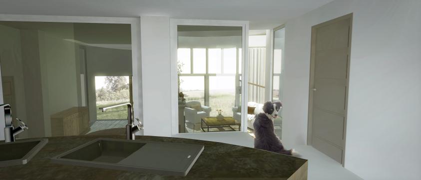 Vue du salon 
