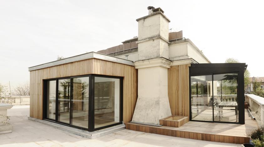 Extension bois à Meudon