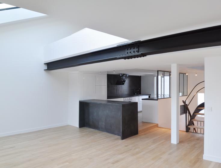 Rénovation d'un triplex à Montmartre