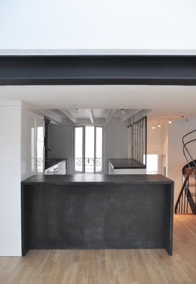 Rénovation d'un triplex à Montmartre
