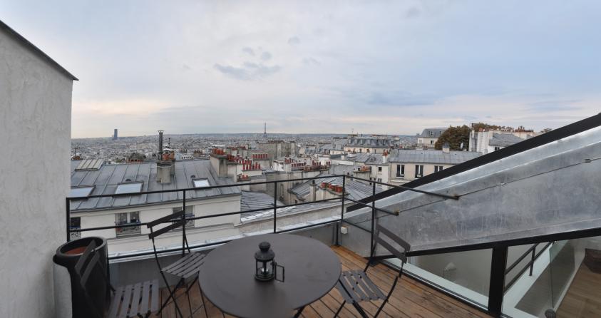 Rénovation d'un triplex à Montmartre