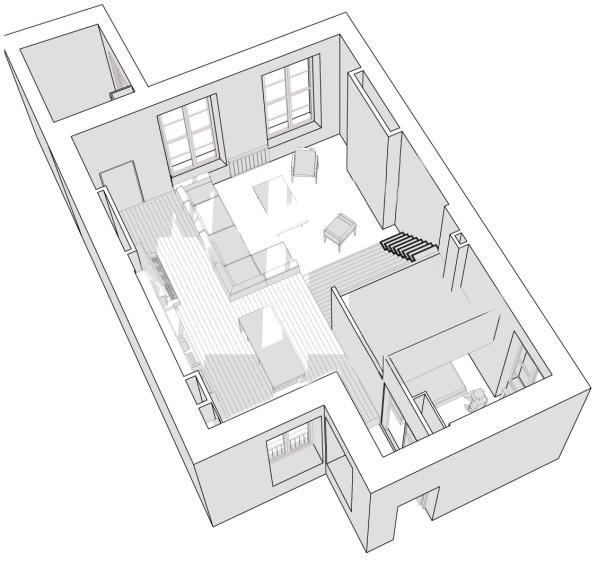 Rénovation d'un duplex dans le marais