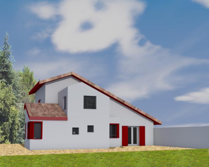 Vue Est, depuis le jardin