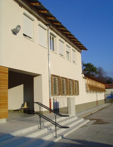 Façade Sud rénovée