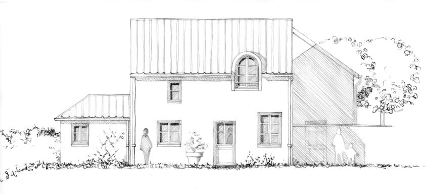 la quatrième maison côté jardin