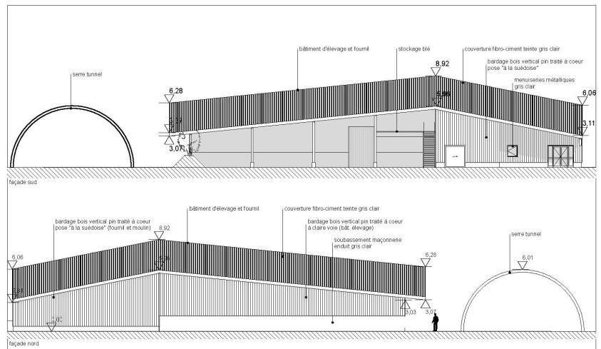 Ferme biologique à PLOUGRESCANT, Extrait Permis de construire, photographie Fréd