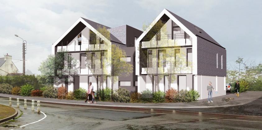 Vue façades avant