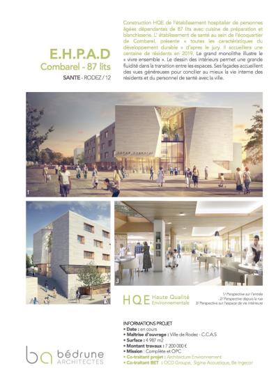 EHPAD COMBAREL - RODEZ (12) - Bedrune Architectes
