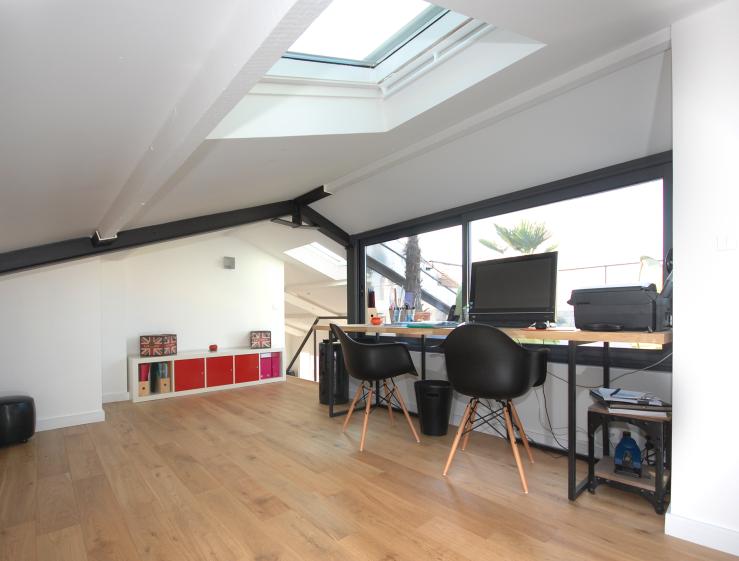 Bureau dans les combles