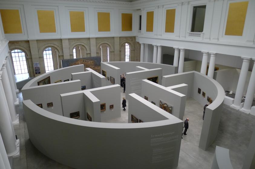 Scénographie de l'exposition «  Les Fables du Paysage Flamand »