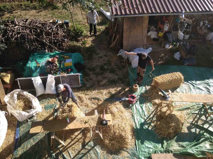 rebottelage des pailles