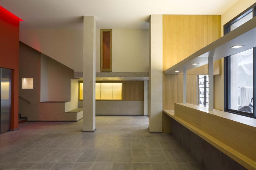 le hall sur la rue de Richelieu