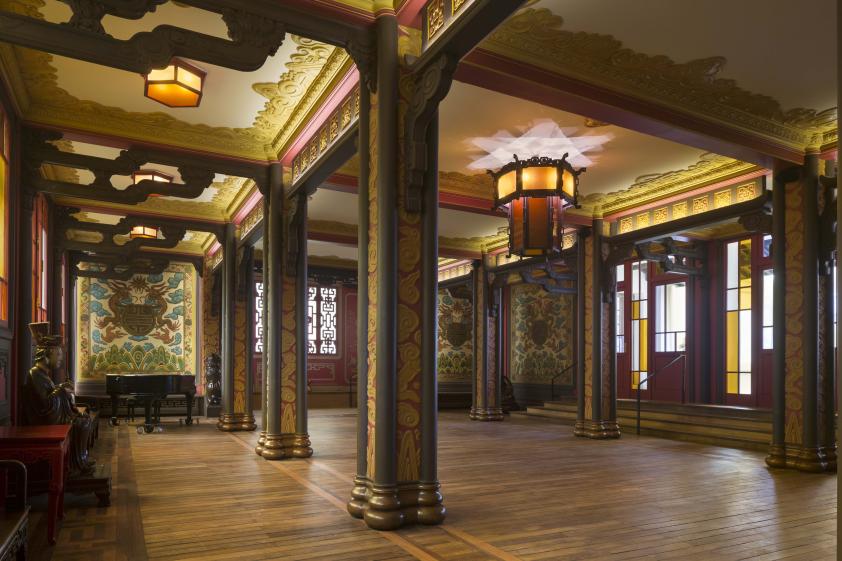 le Grand Salon et sa façade neuve côté jardin
