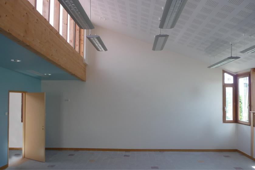 Vue de la salle de classe nord