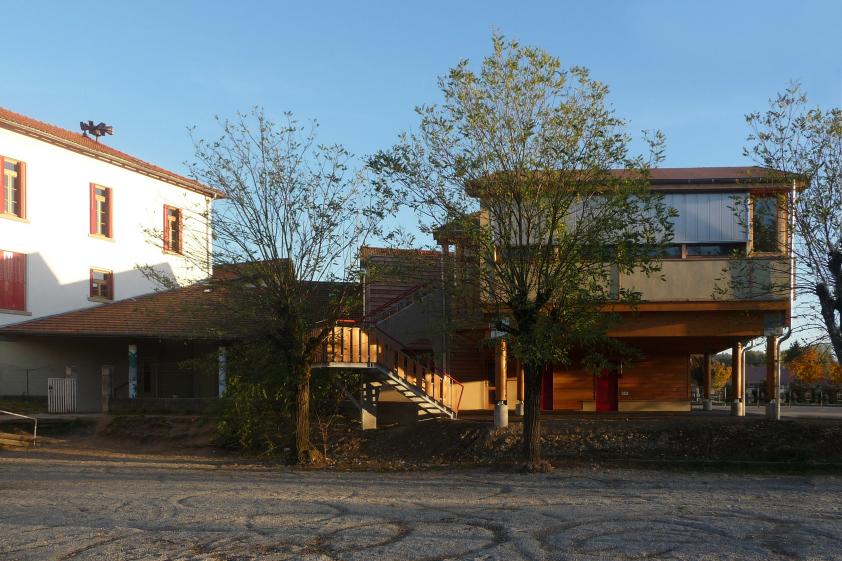 Façade nord de l'extension