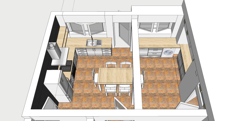 Plan de rendu Cuisine 1