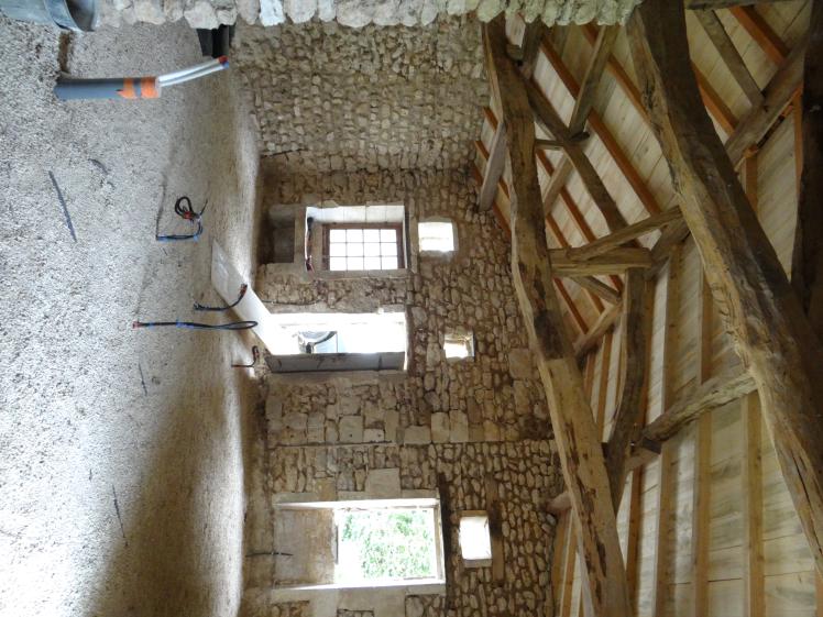 ARCHI D'ICI - réhabilitation d'une maison de gardien - chantier