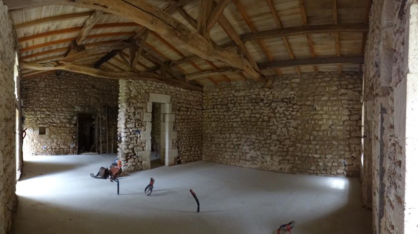 ARCHI D'ICI - réhabilitation d'une maison de gardien - chantier