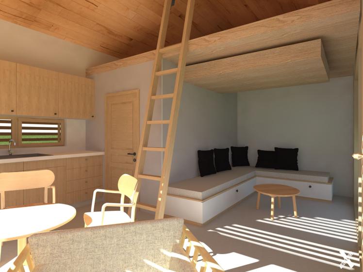 ARCHI D'ICI - Mini maison au bord de l'eau