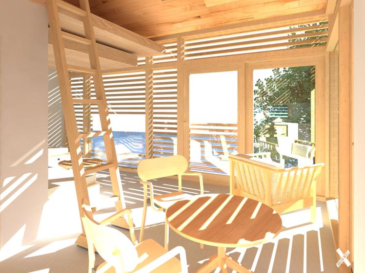 ARCHI D'ICI - Mini maison au bord de l'eau