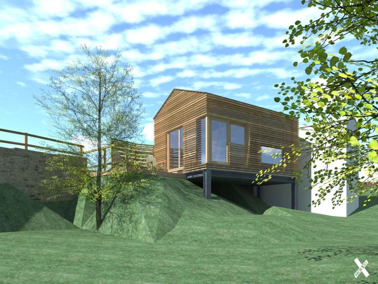 ARCHI D'ICI - Mini maison au bord de l'eau