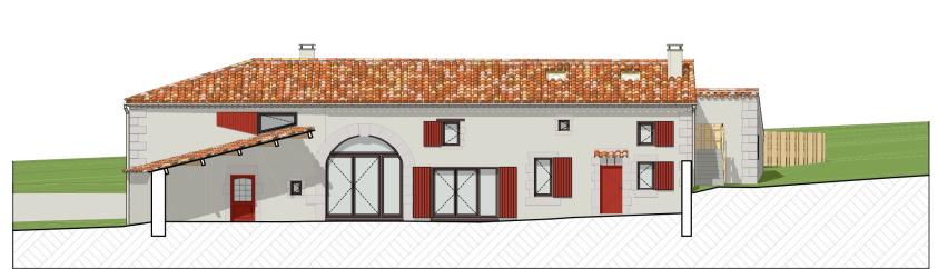ARCHI D'ICI - Rénovation d'un corps de ferme en habitation et club house