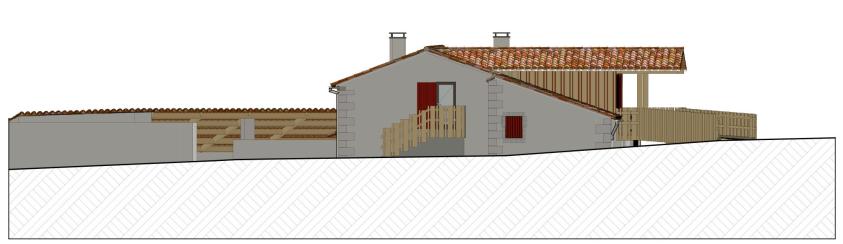 ARCHI D'ICI - Rénovation d'un corps de ferme en habitation et club house